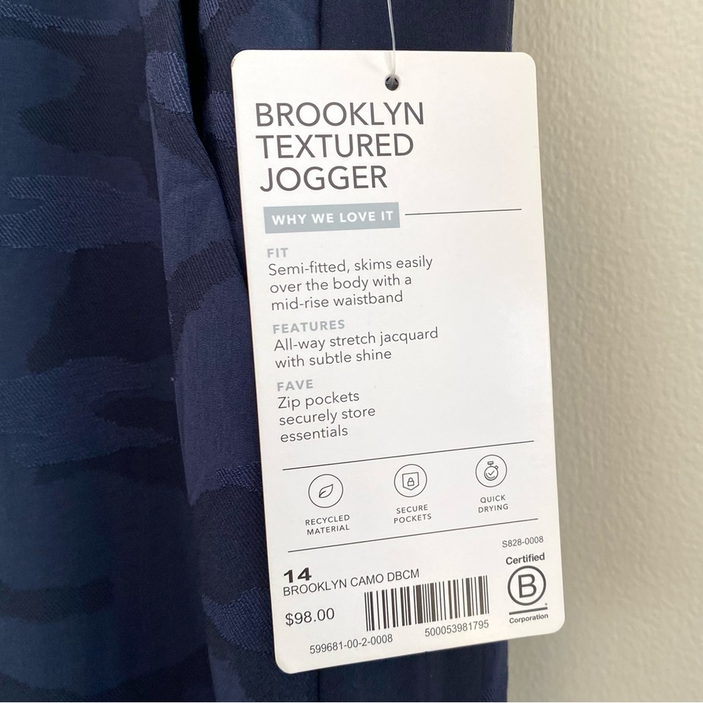 Athleta Navy Camo Jogger Pants - Picture 2 of 5